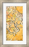 Framed Floral Panel I