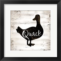 Farmhouse Duck Framed Print