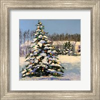 Framed Christmas in the Forest