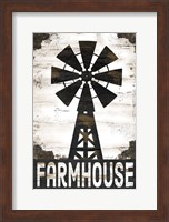 Framed Farmhouse Windmill