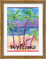 Framed Welcome to Paradise