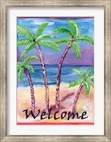 Framed Welcome to Paradise