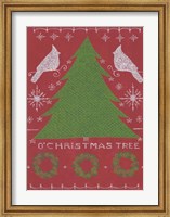 Framed O Christmas Tree