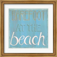 Framed Barefoot at the Beach
