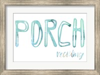 Framed Porch Reading