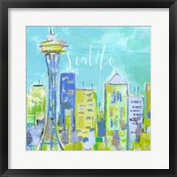 Seattle Framed Print