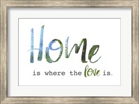 Framed Home is Where the Love Is