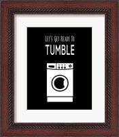 Framed Let's Get Ready To Tumble - Black