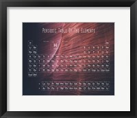 Framed Periodic Table Canyon Wall