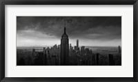 Framed New York Rockefeller View