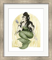 Framed Deco Mermaid I