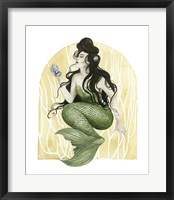 Framed Deco Mermaid I