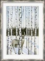 Framed Deer in Snowfall I