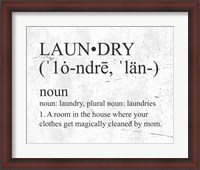 Framed Laundry Definition
