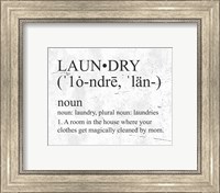 Framed Laundry Definition