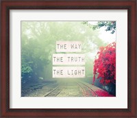 Framed Way The Truth The Light Railroad Tracks