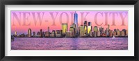 Framed Manhattan at Sunrise
