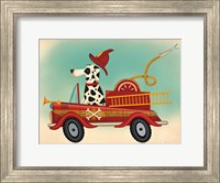 Framed K9 Fire Department