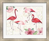 Framed Tropical Fun Bird VIII