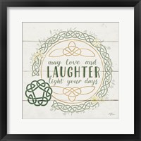 Irish Blessings III Framed Print