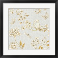 Golden Garden III Framed Print