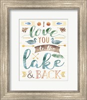 Framed Lake Love II