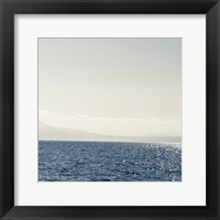 Framed 'Coastal Scene III' border=