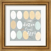 Framed Fresh Eggs IV