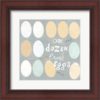 Framed Fresh Eggs IV