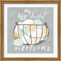 Framed Fresh Eggs III