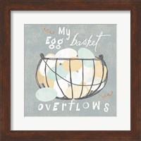 Framed 'Fresh Eggs III' border=