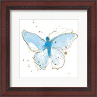 Framed Gilded Butterflies IV
