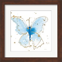 Framed Gilded Butterflies V