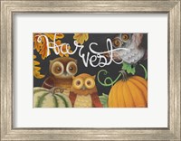 Framed Harvest Owl IV