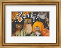 Framed Harvest Owl III
