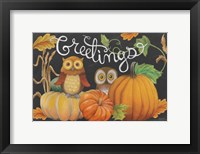 Harvest Owl I Framed Print