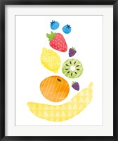 Framed Funky Fruit I