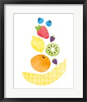 Framed Funky Fruit I