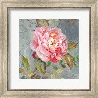 Framed Peonies and Paisley II