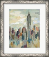 Framed 'New York Impression' border=