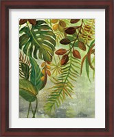 Framed Tropical Greenery I