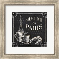 Framed 'Vive Paris VIII' border=