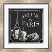 Framed 'Vive Paris VIII' border=