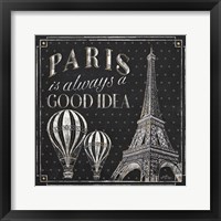 Vive Paris V Framed Print