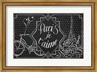 Framed Vive Paris III