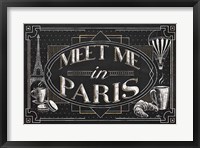 Vive Paris IV Framed Print