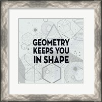 Framed Geometry Keeps You In Shape Light Pattern