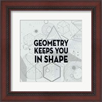 Framed Geometry Keeps You In Shape Light Pattern