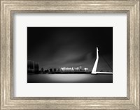 Framed Erasmus Bridge Rotterdam