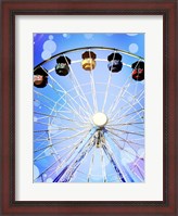 Framed Carnival Blues I